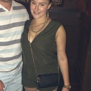 Olive Green Romper